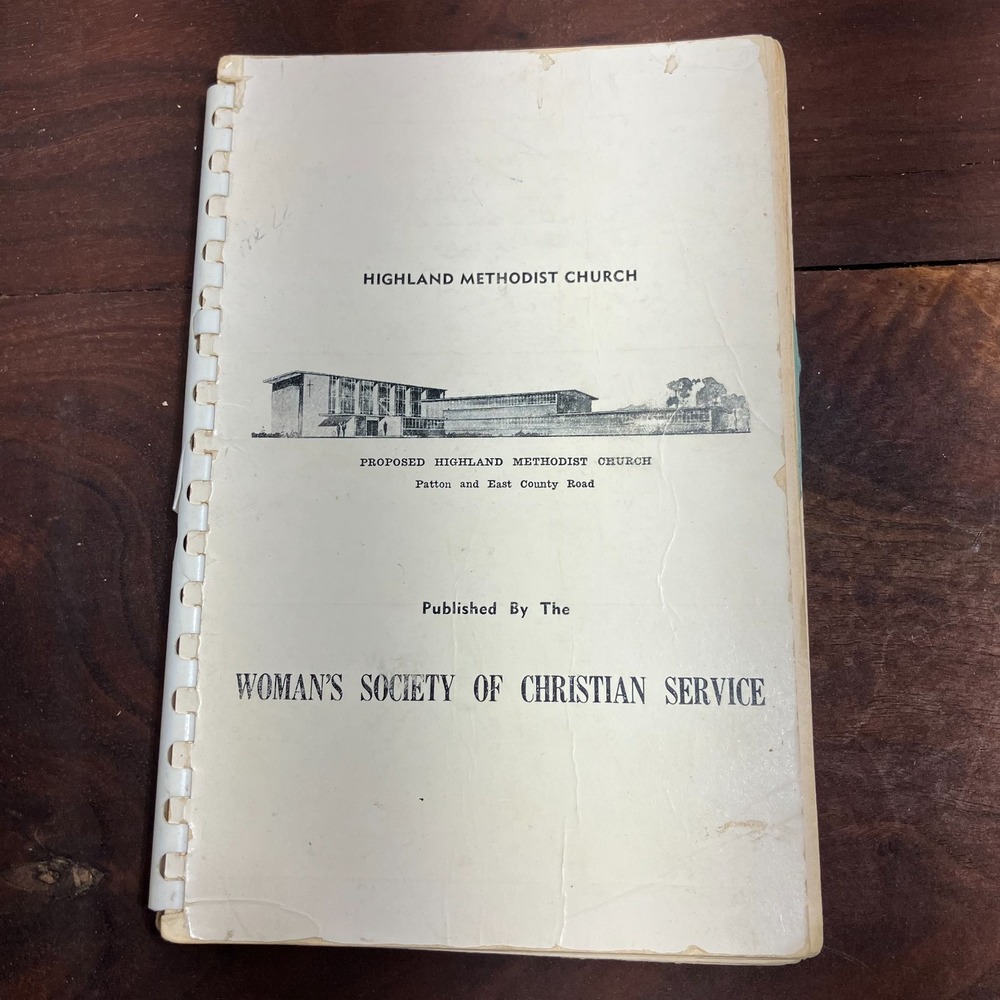 VTG Highland Methodist Church Odessa Texas Regional Cookbook Local Comb